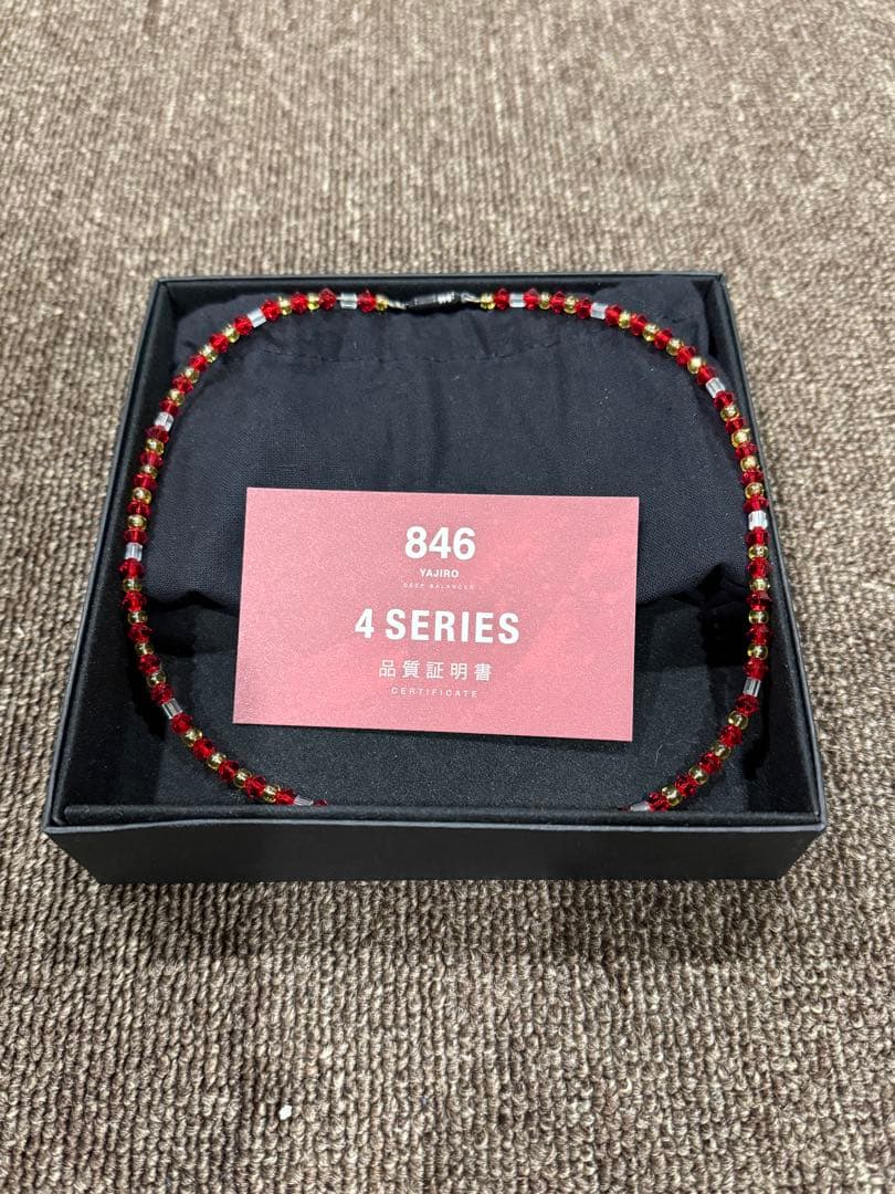 846 4 SERIES ネックレス レッド