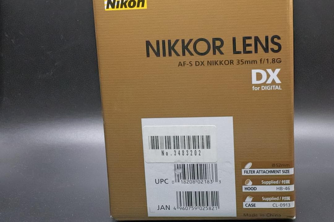 【極上品】 Nikon AF-S DX NIKKOR 35mm f/1.8G