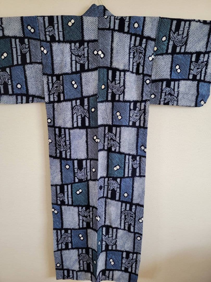 志保　浴衣　有松鳴海絞り　美品