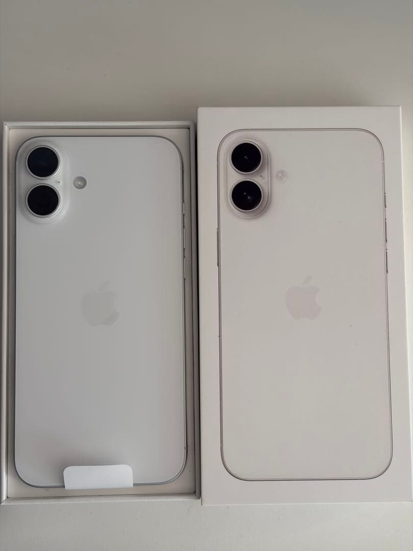 Apple iPhone 16 Plus 128GB ホワイト ケースフィルム付