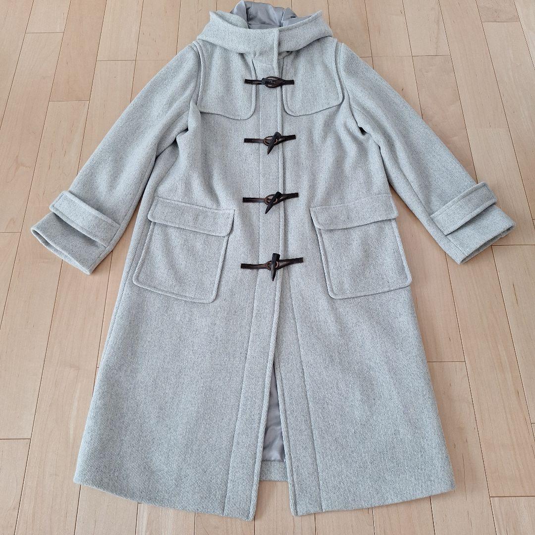 【新品】stola./ストラ　ダッフルコート　ライトグレー４０