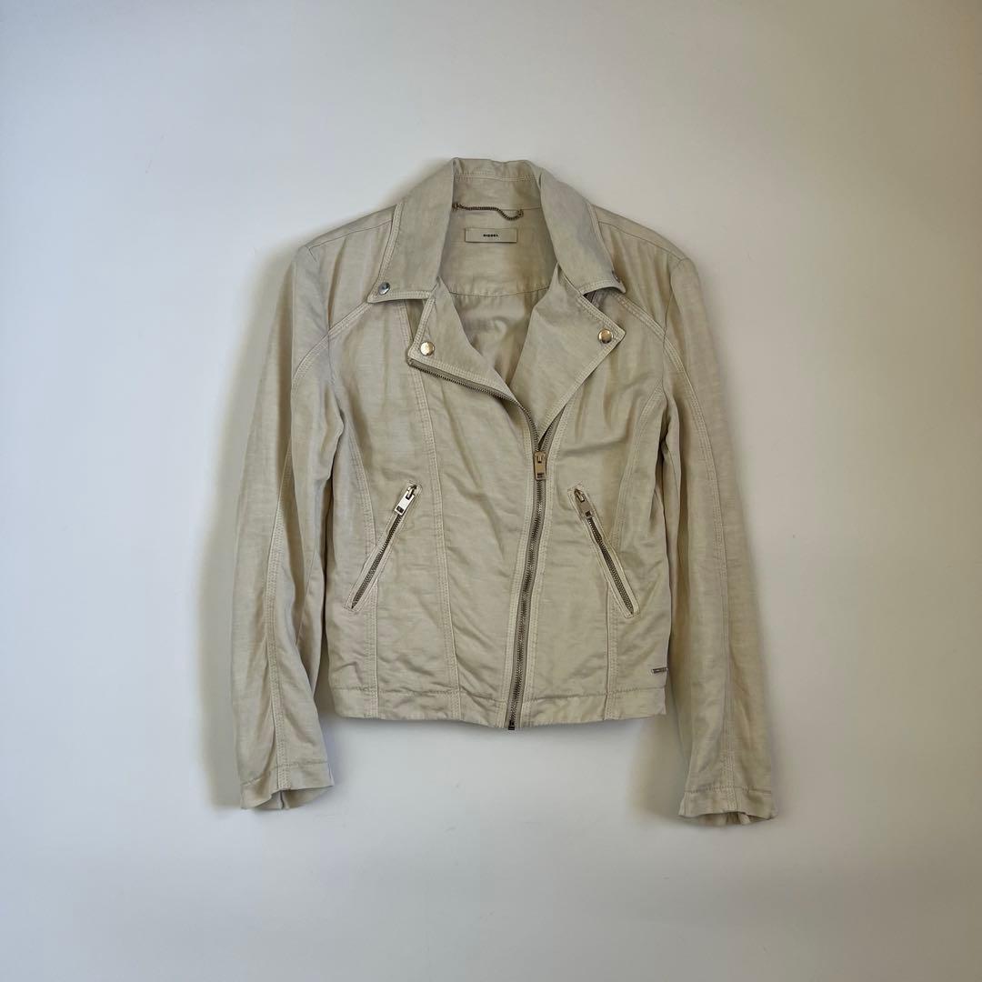 ジャケット・アウター DIESEL 2010s Linen Cotton Rider's Jacket