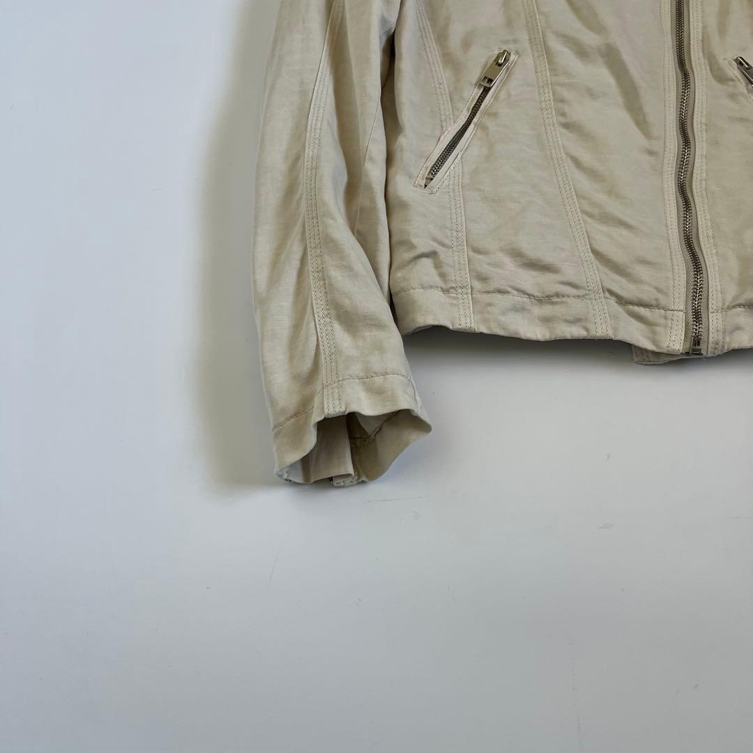 ジャケット・アウター DIESEL 2010s Linen Cotton Rider's Jacket
