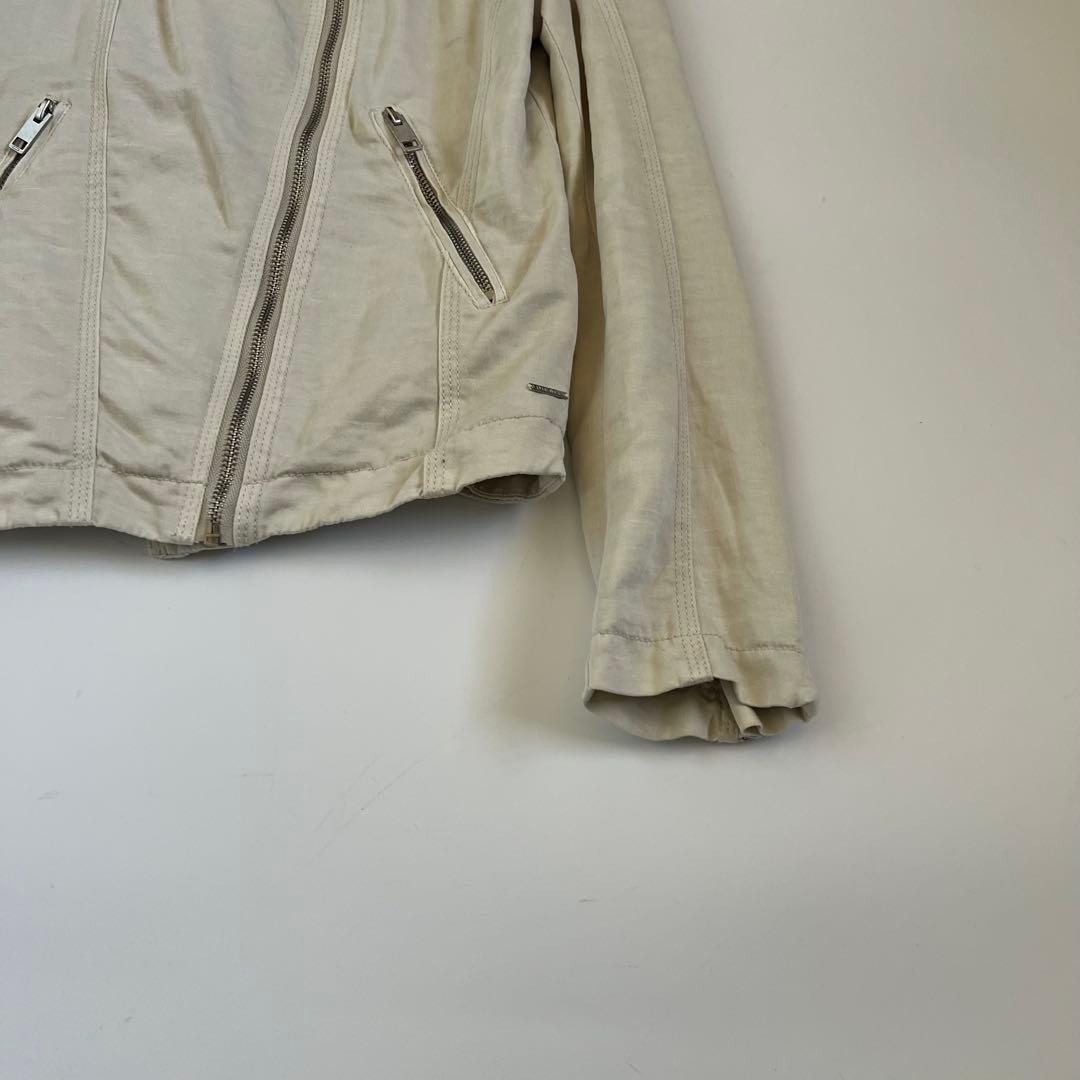 ジャケット・アウター DIESEL 2010s Linen Cotton Rider's Jacket