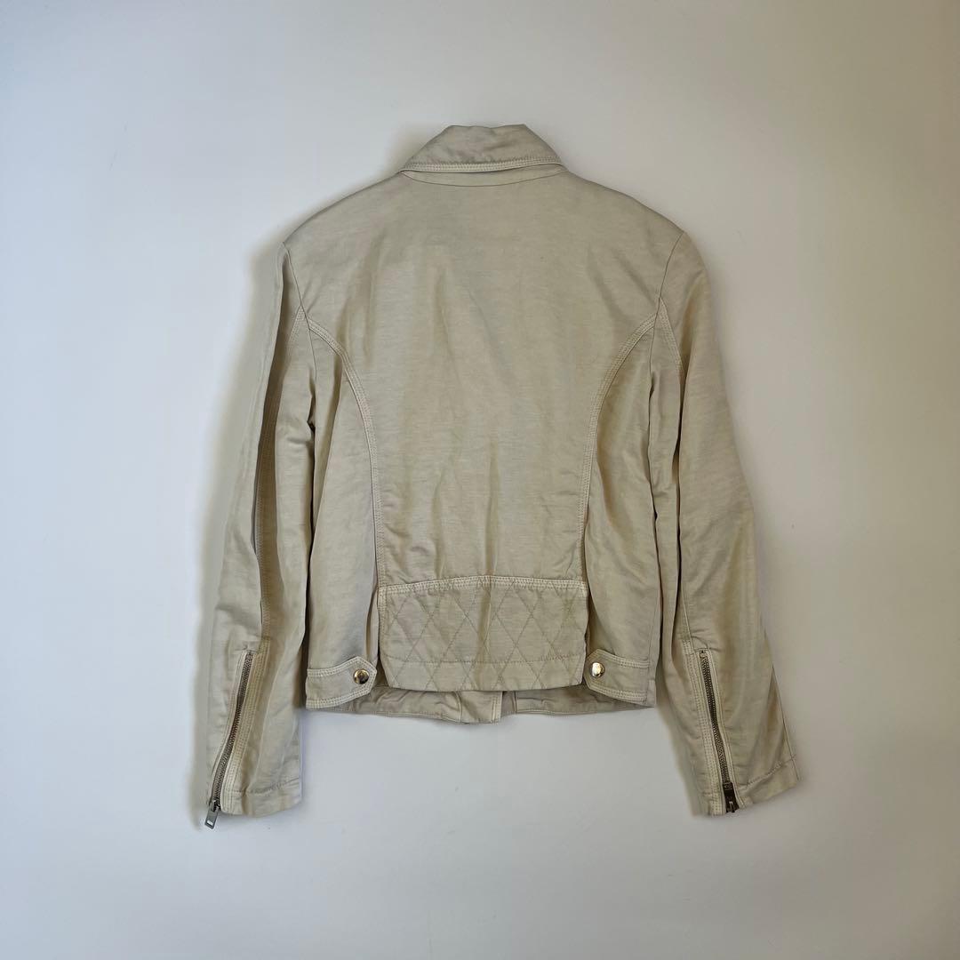 ジャケット・アウター DIESEL 2010s Linen Cotton Rider's Jacket
