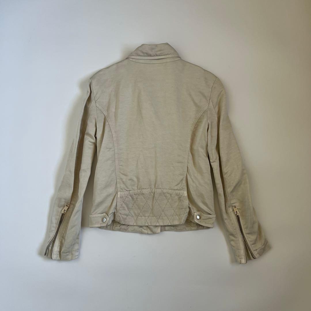 ジャケット・アウター DIESEL 2010s Linen Cotton Rider's Jacket
