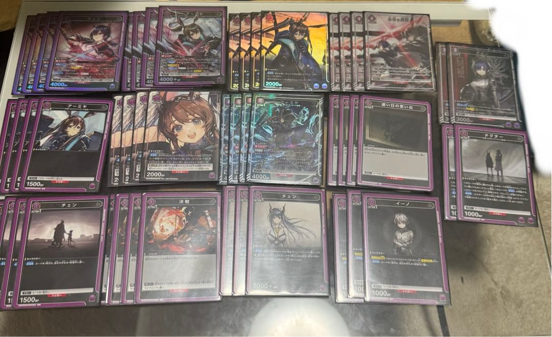 ユニオンアリーナ　アークナイツ　パラレル　チェン　アーミヤ　デッキ