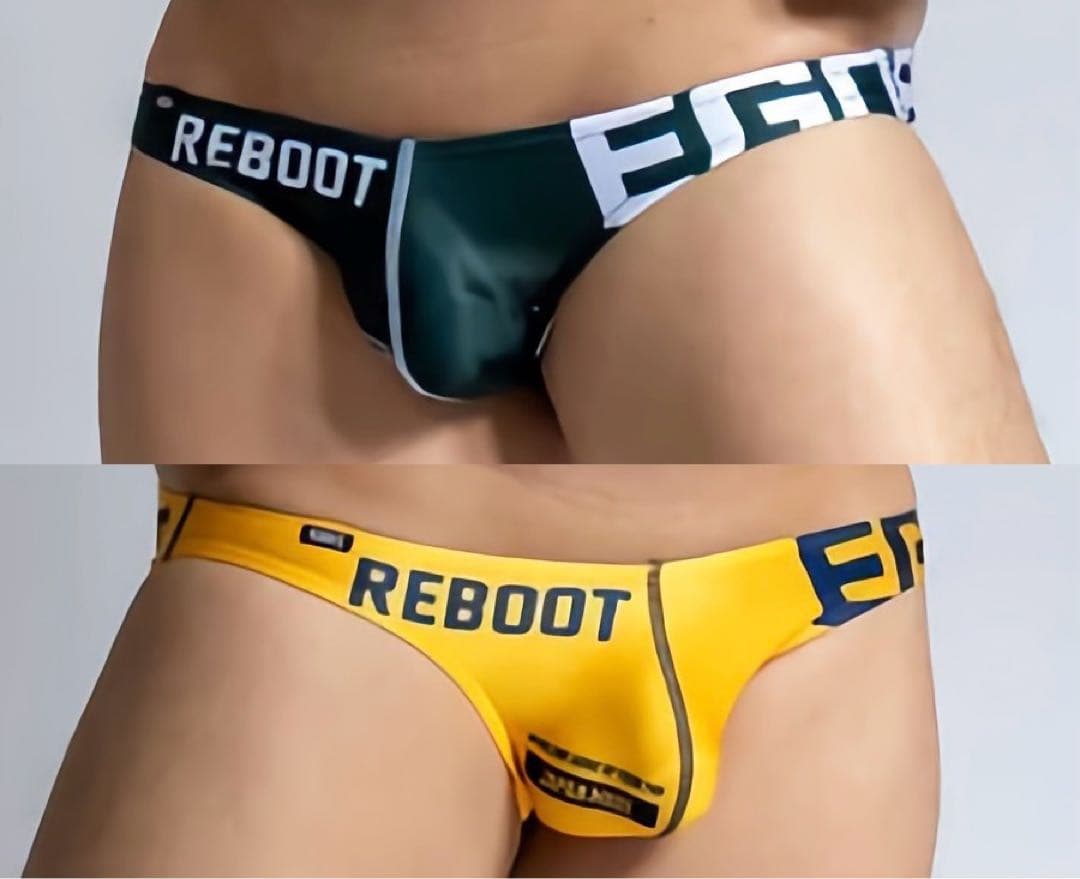 EGDE　REBOOT リブート　ビキニ　ローライズ　イエロー　グリーン　S