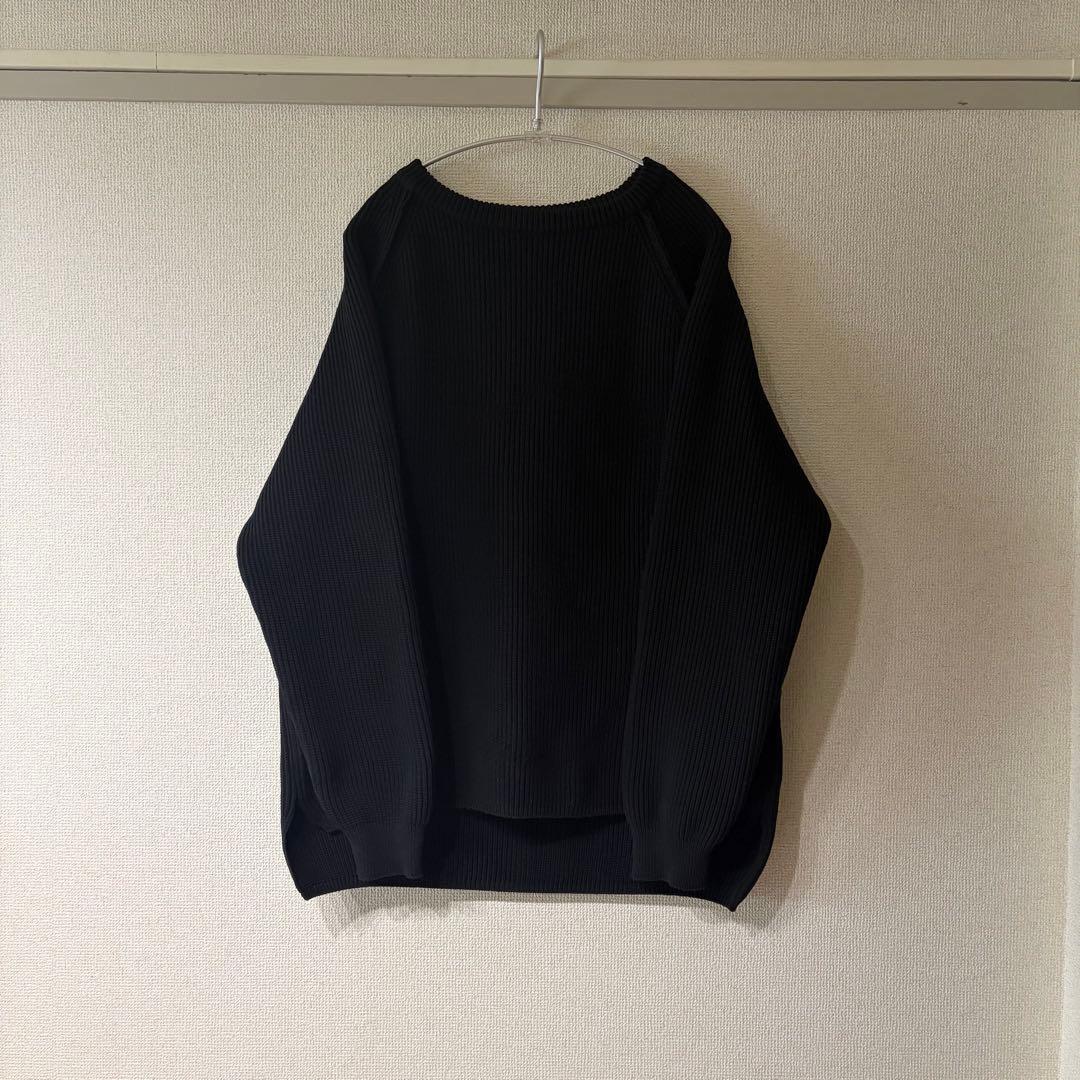 nanamica 5G Crew Neck Sweater ブラック