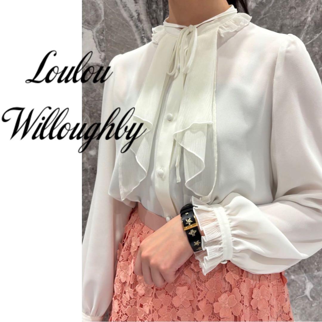 【25SS✨】ルルウィルビー　フリル　リボンタイ　ブラウス　アルアバイル　アナイ