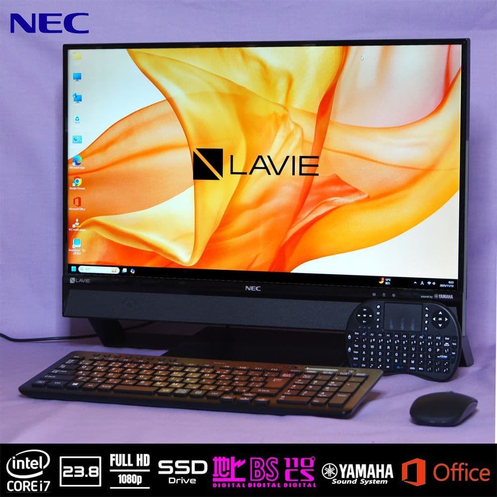 NEC 一体型PC LAVIE i7/SSD/フルHD/Office/テレビ