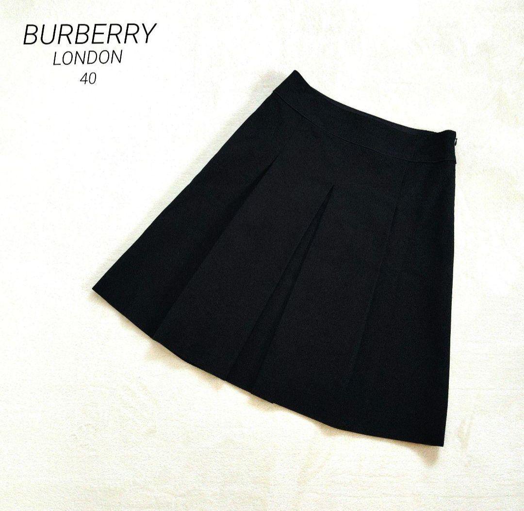 バーバリーロンドン　プリーツスカート　40　 ノバチェック　匿名配送　即日発送