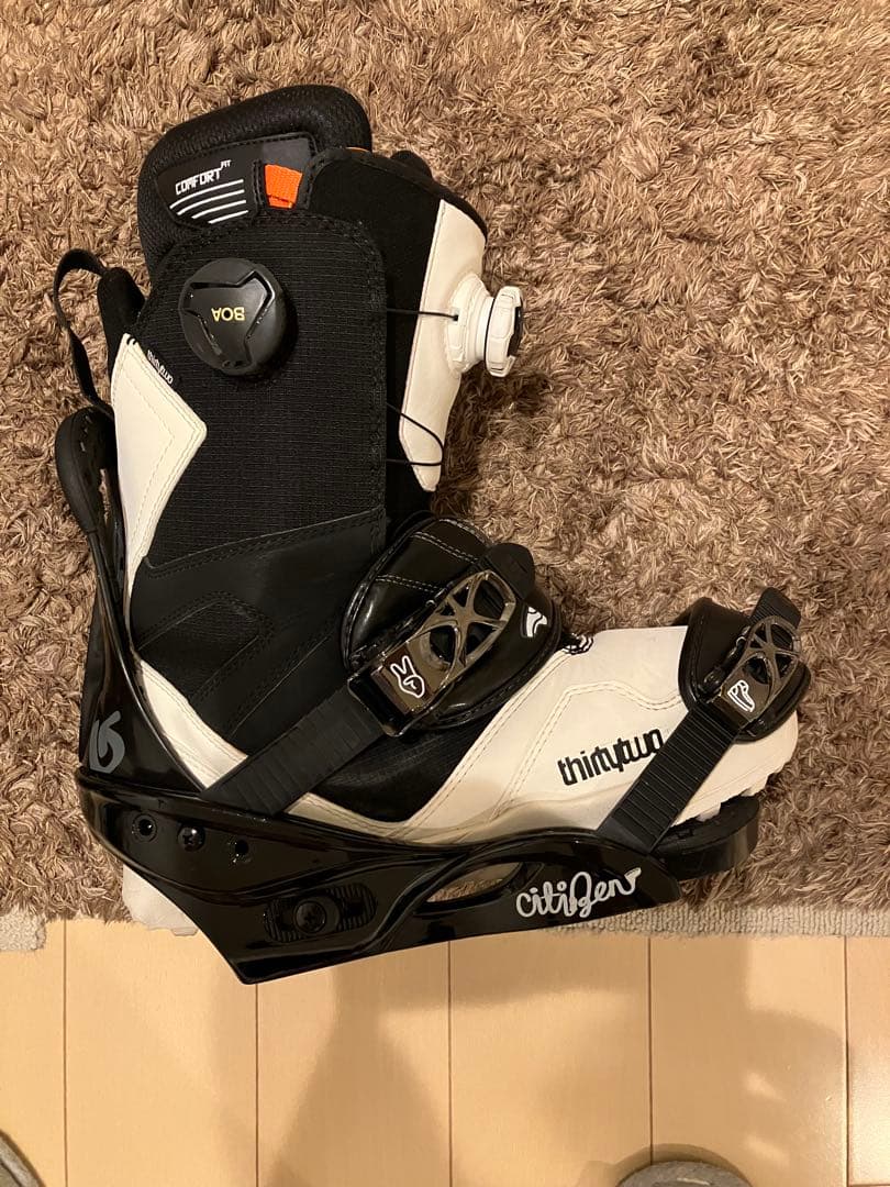 Burton スノーボード ビンディング 3D プレート付き　バートン　黒