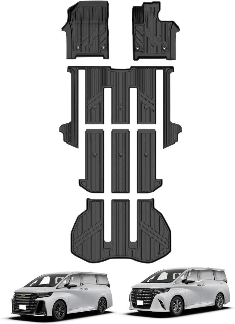 【新品】アルファード／ヴェルファイア40系 フロアマット＆トランクマット 7点組