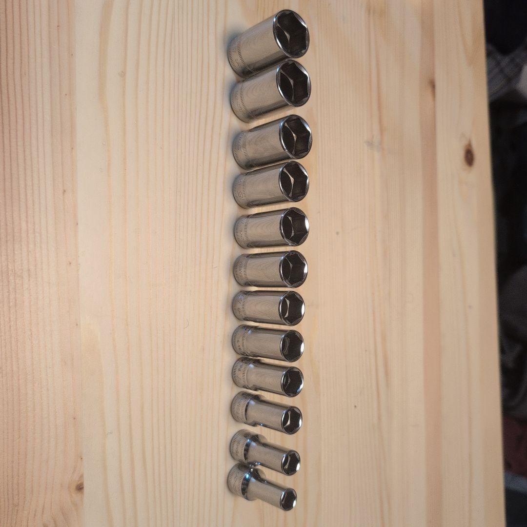 Snap-on セミディープソケット 3/8 212FSMSY