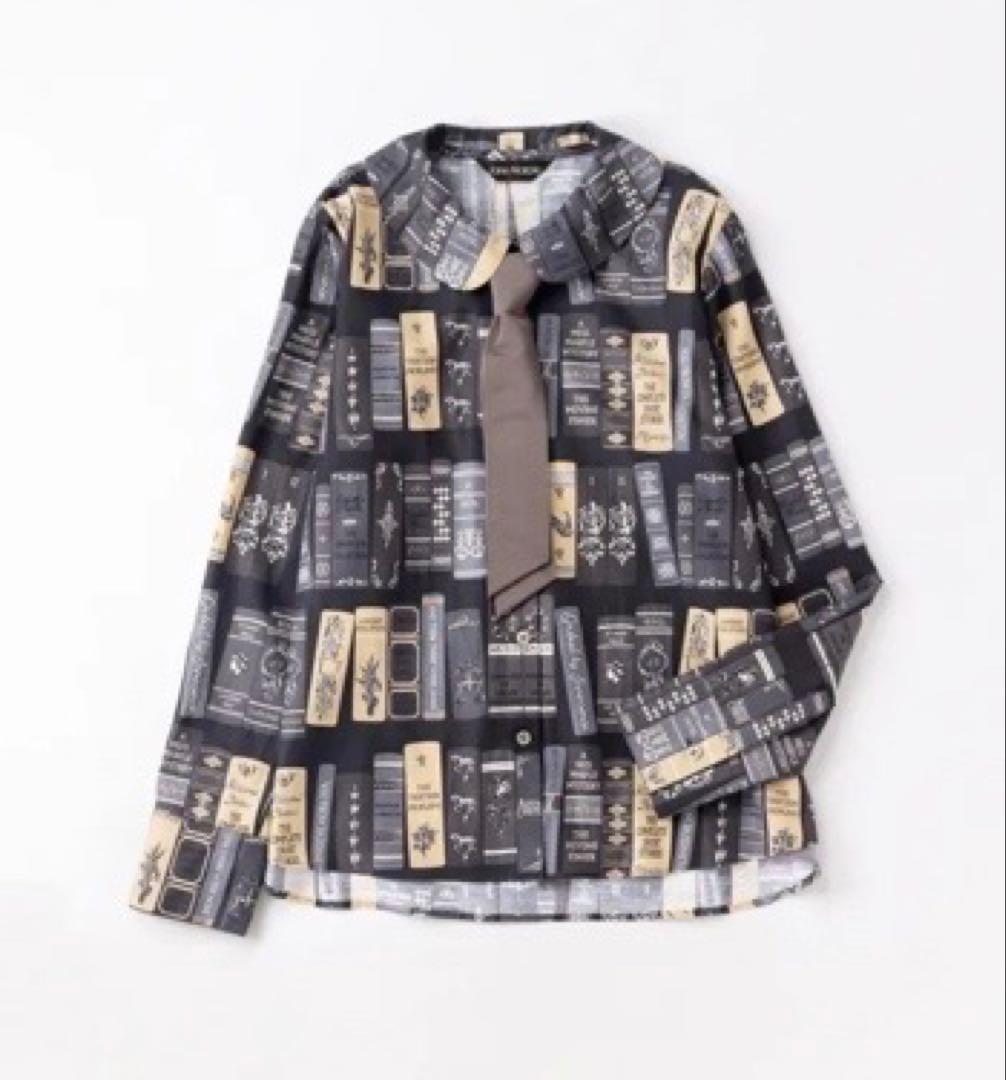 ジェーンマープルAgatha's library リボンタイシャツ