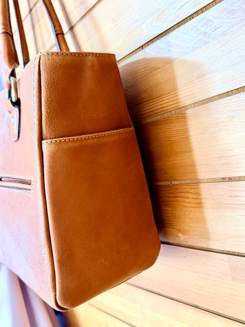 土屋鞄　トート　バッグ　オイルヌメ　本牛革　トートバッグ　ピッグスエード