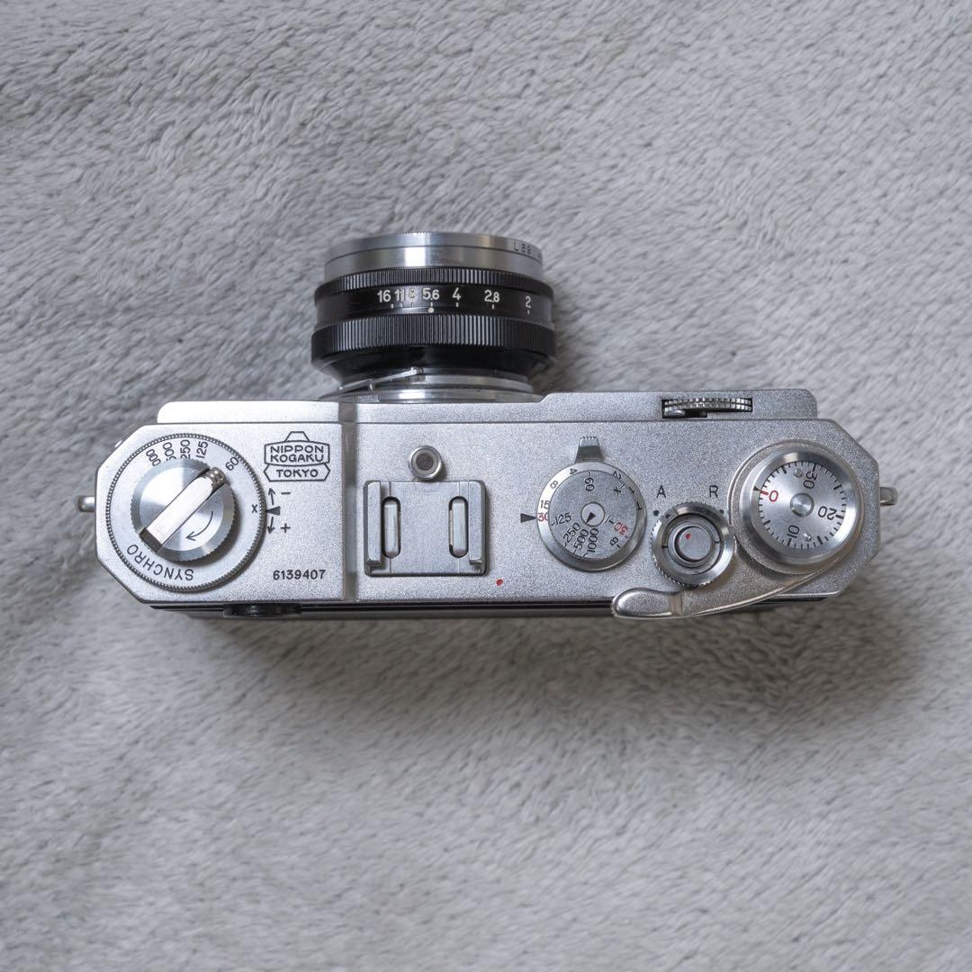 【ケース付き】 Nikon S2 前期型 NIKKOR 5cm F2