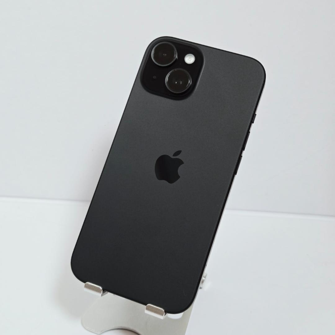 07 iPhone15 ブラック SIMフリー 美品 付属品完備