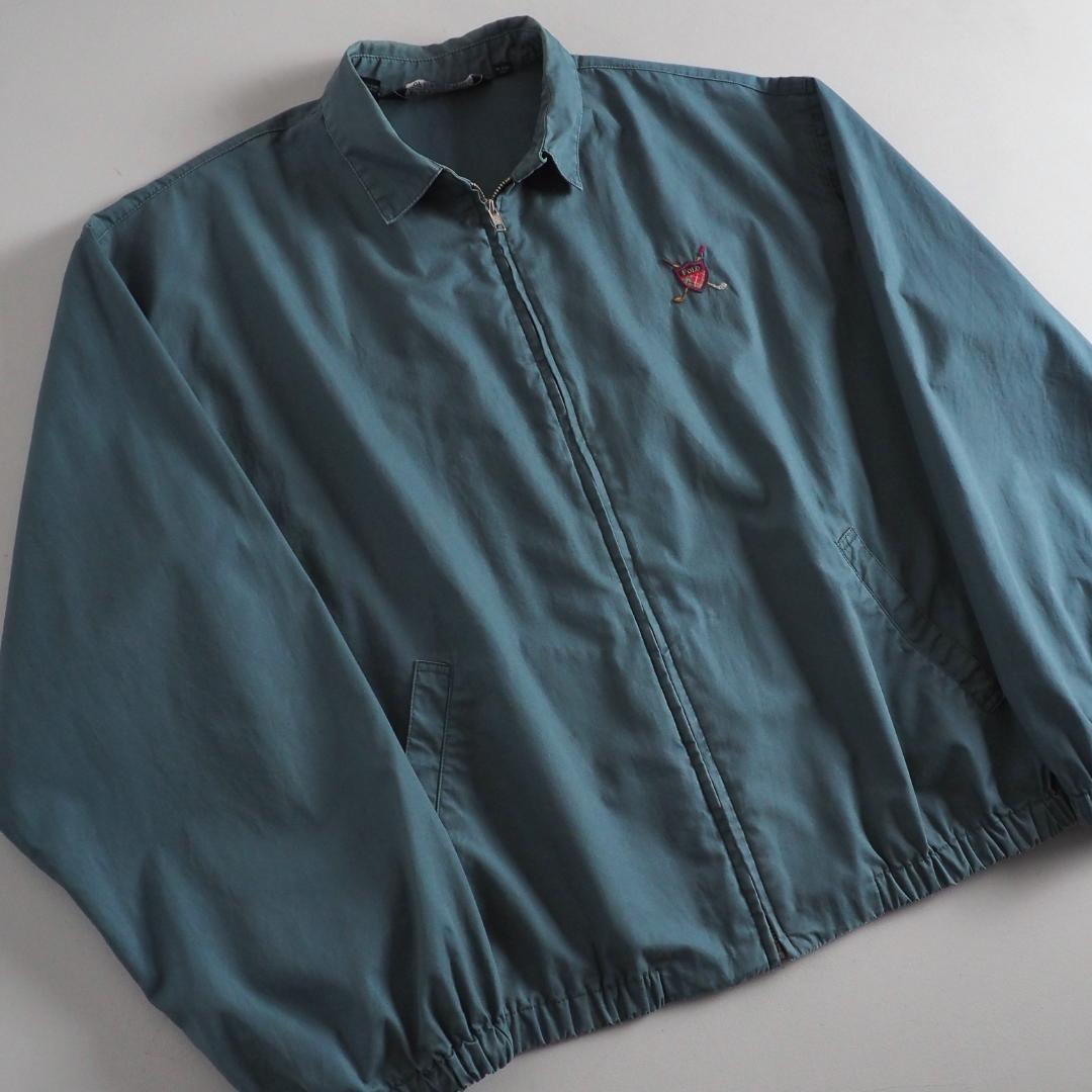ラルフローレン　ブルゾン　スイングトップ　グリーン　エンブレム