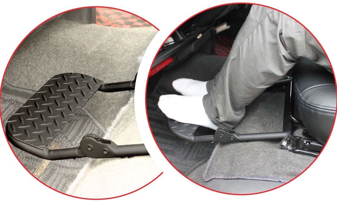 ハイエース200系 アウトレット　助手席　フットレスト　若干の塗装傷有り