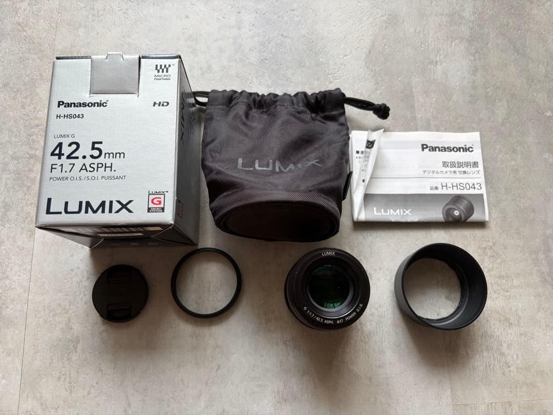 【良品】LUMIX G 42.5mm F1.7