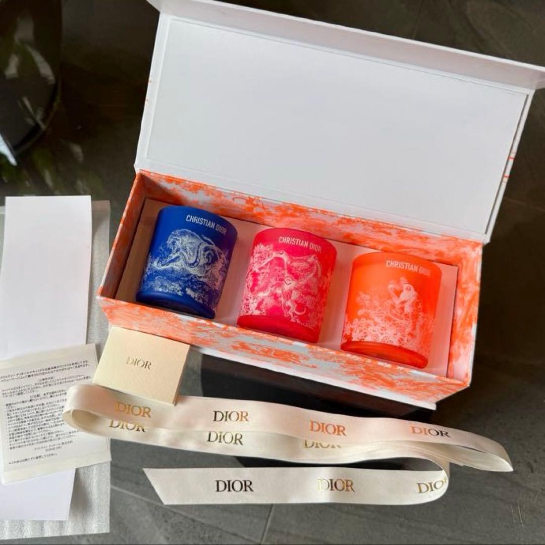 DIOR ディオール アロマキャンドル3点セット