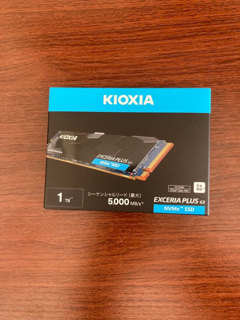 【未開封新品】KIOXIA EXCERIA PLUS G3 1TB