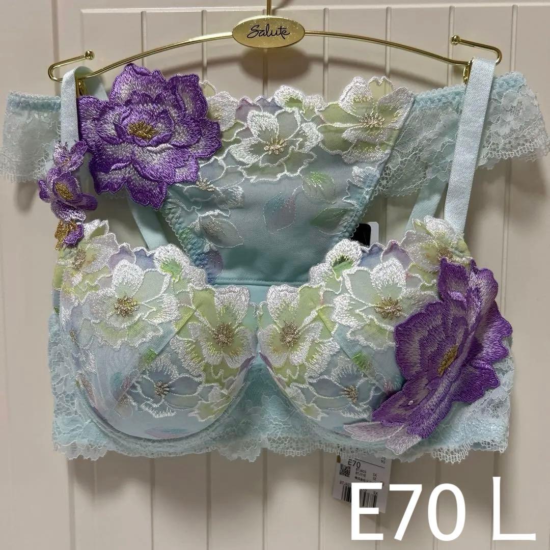 ワコール　サルート　ブラジャー　ショーツ　E70 Ｌ