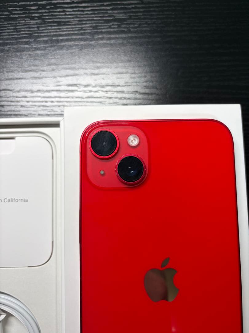 携帯電話本体 Apple iPhone 14plus 256GB PRODUCT(RED)