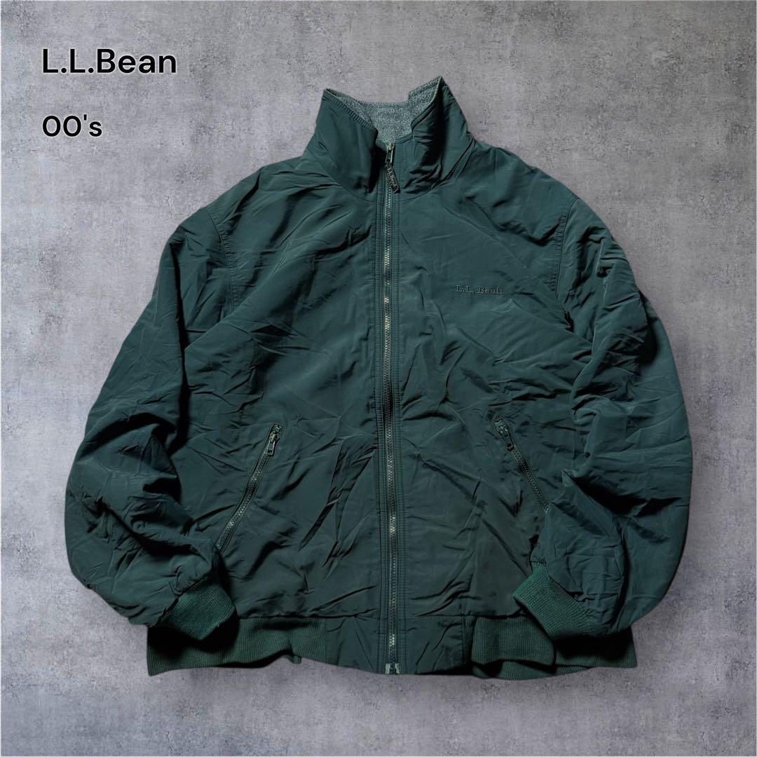 親指のささくれ2194古着00年代L.L.Beanウォームアップジャケット