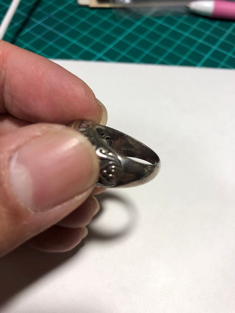 9167 EFFY エフィ　リング　18k 925シルバー　約14-15号