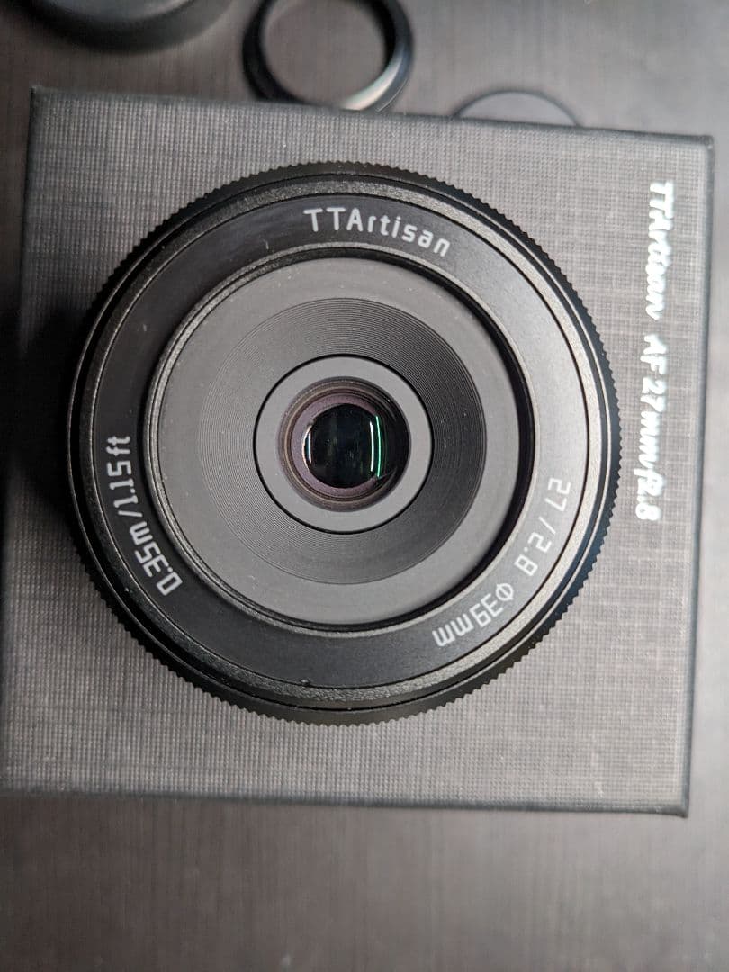【極美品】TTArtisan 27mm f2.8 Sony E, APS-C