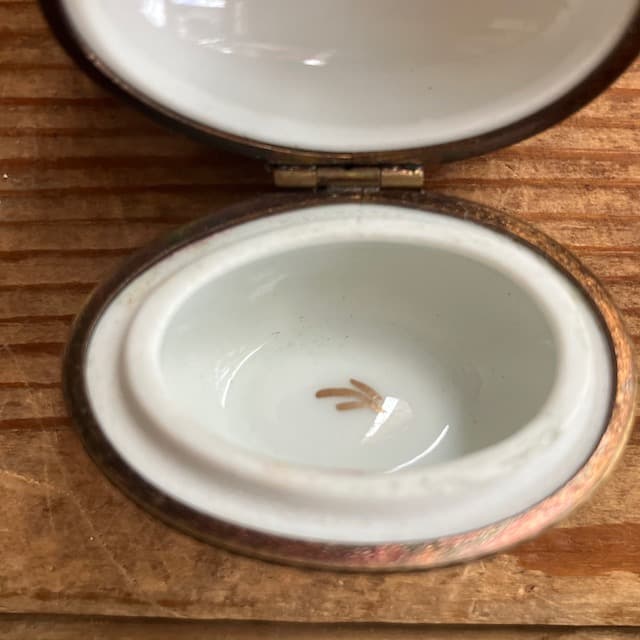 リモージュボックス ハンドペイント フランス製 アンティーク Limoges