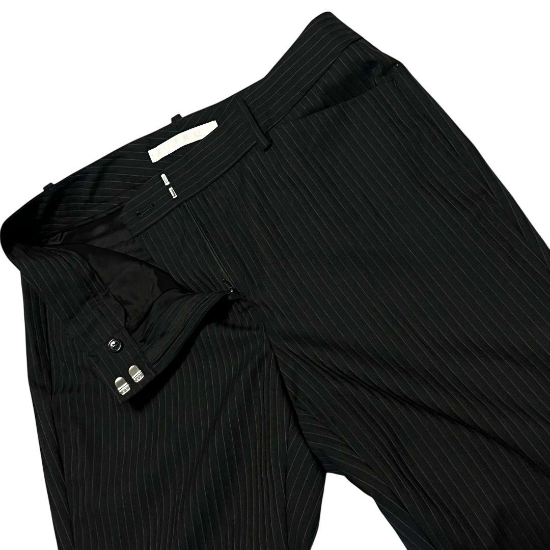 【未使用】【42】theory luxe ストライプ パンツスーツセットアップ