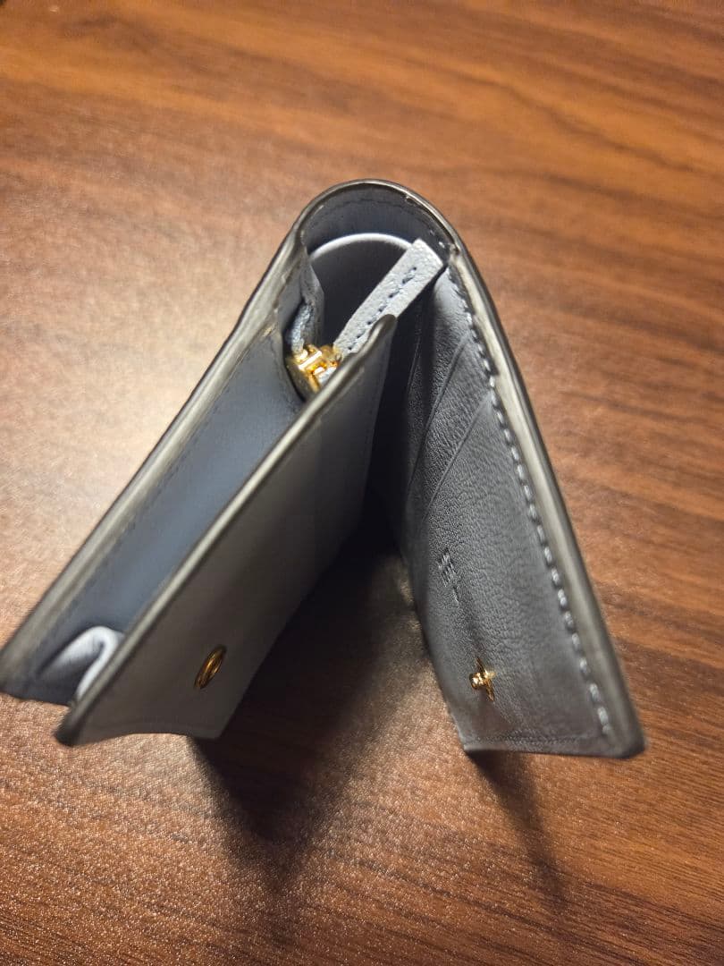 GUCCI☆美品 二つ折り財布 701489/GGアイスクリーム/ブルー