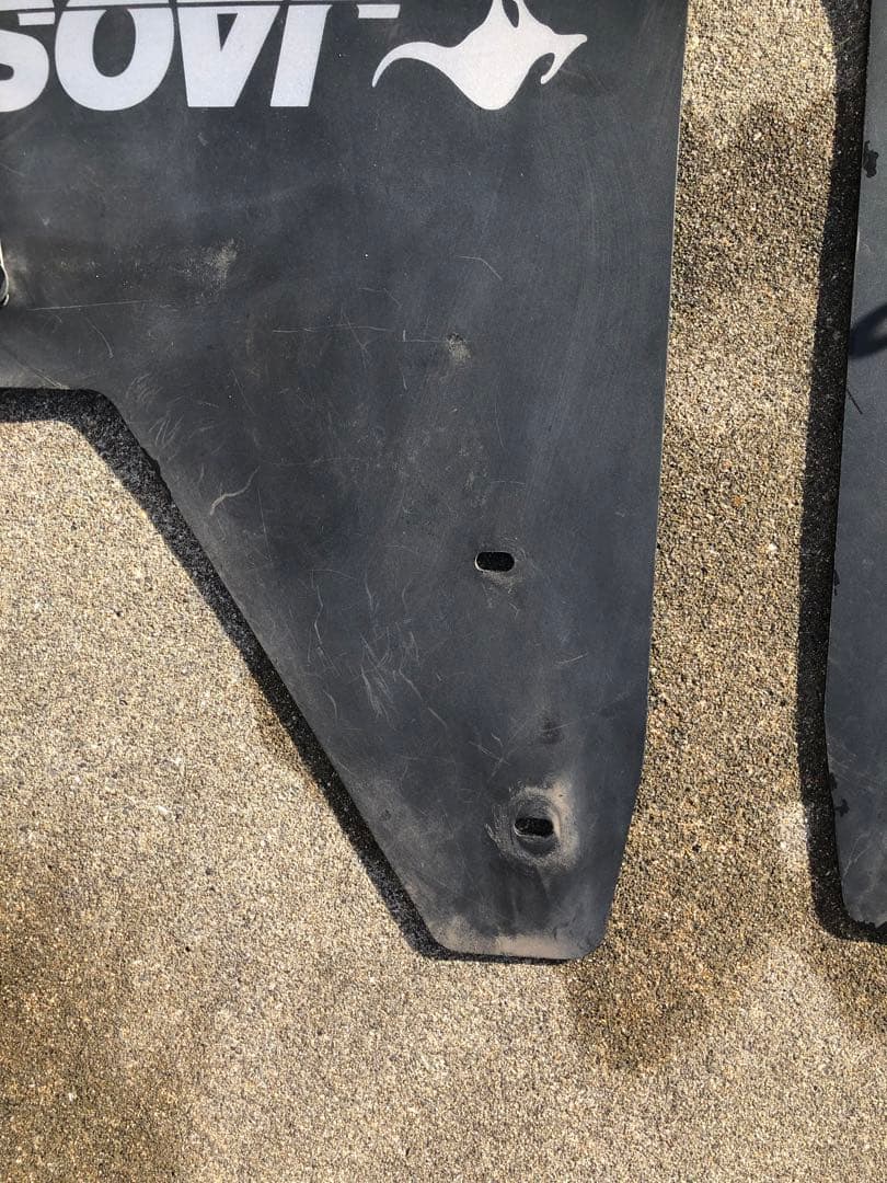 ジャオス　マットフラップ　マットガード　エクストレイル t32 黒　ねじなし