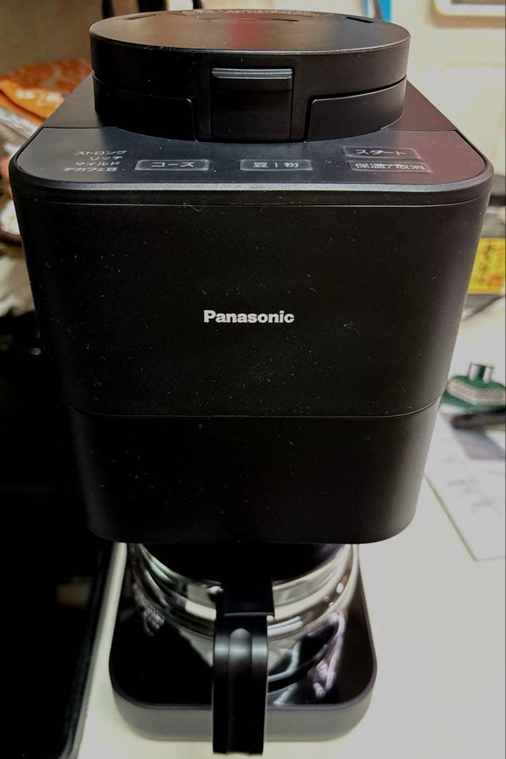 パナソニックコーヒーメーカー・NC-A58-K・一度だけ使用