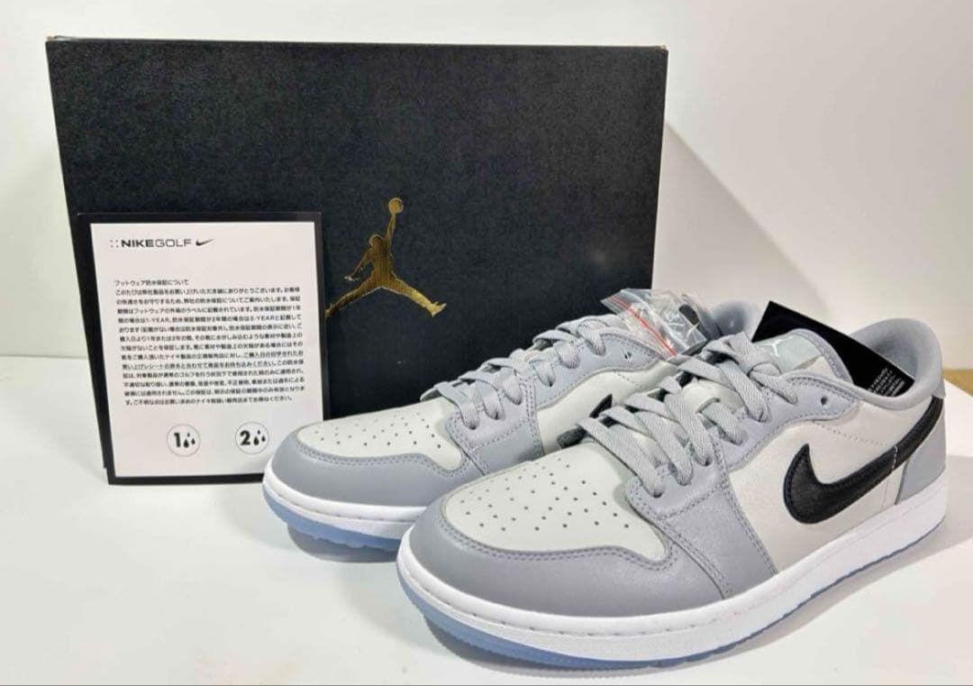 【新品】 Nike AirJordan1 Low Golf ウルフグレー