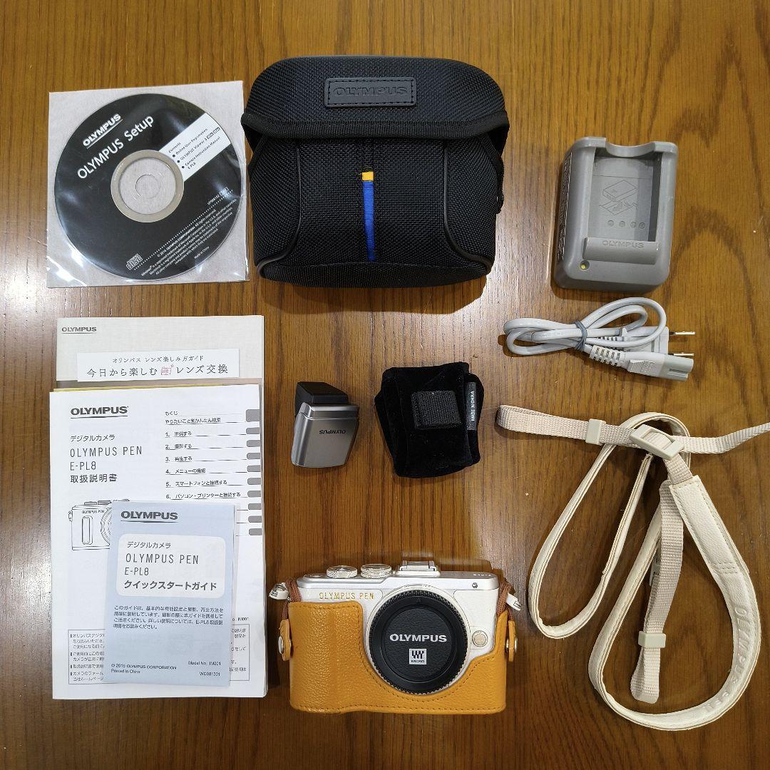 OLYMPUS PEN E-PL8 ホワイト ボディ