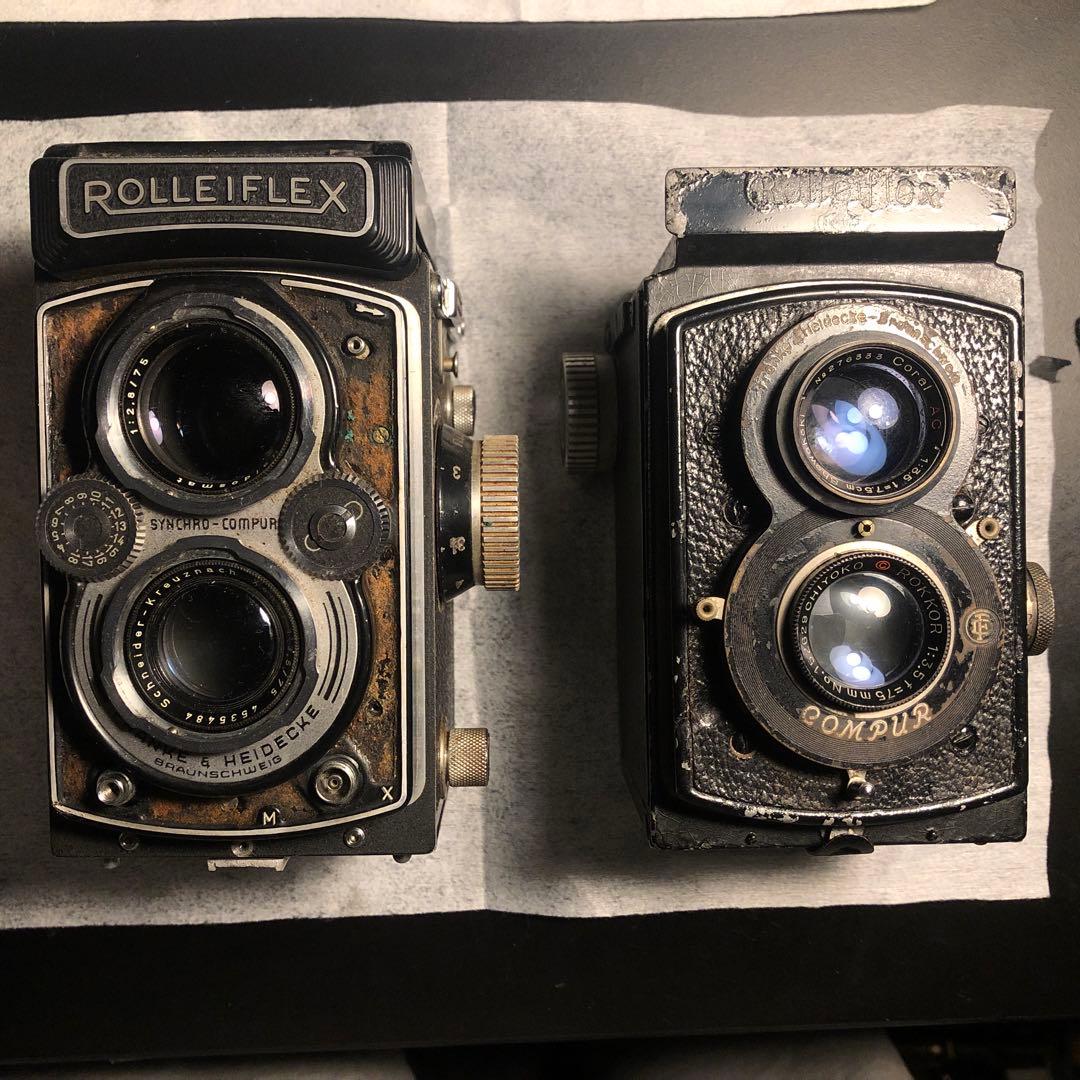 ROLLEIFLEX フィルムカメラ2台 ジャンク扱い