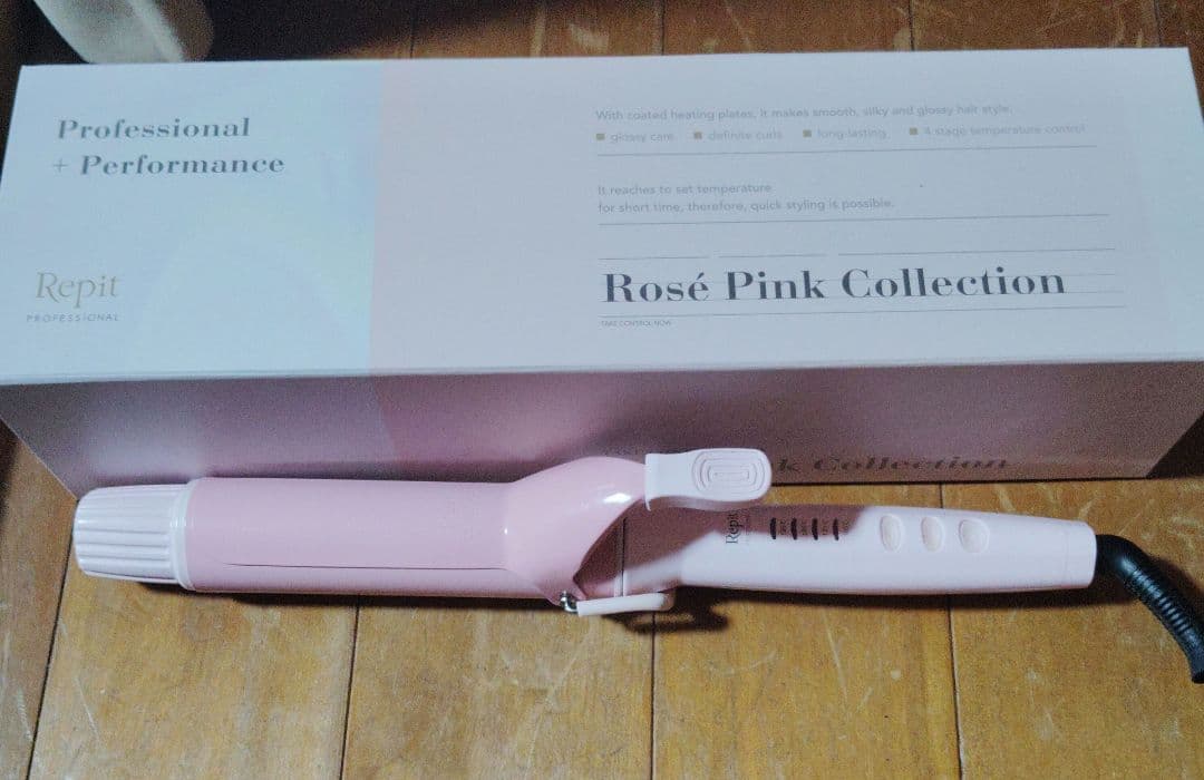 Repit Rosé Pink Collection カールアイロン　40ミリ
