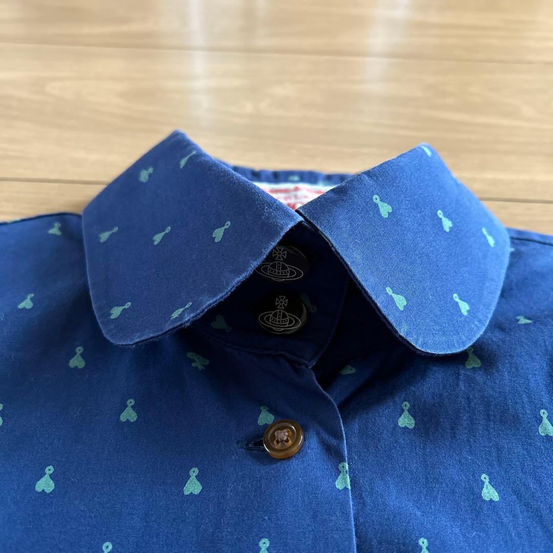 ヴィヴィアンウエストウッド　ネイビーブラウス