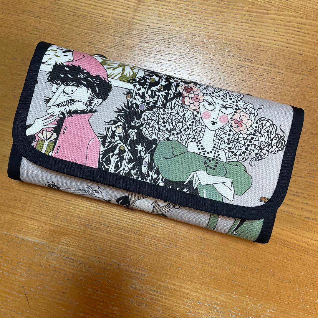 長財布　やりくり財布　ハンドメイド　激レア生地