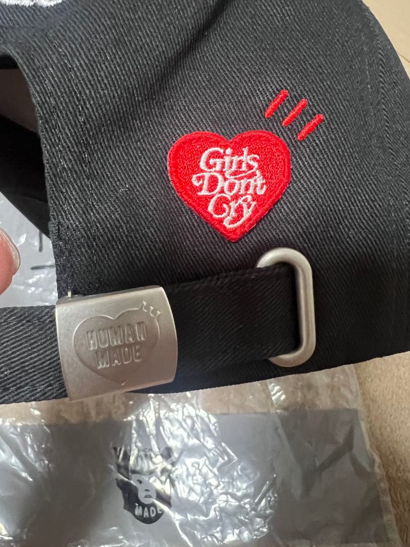 human made トリプルコラボ　ブラックベースボールキャップ　新品未使用