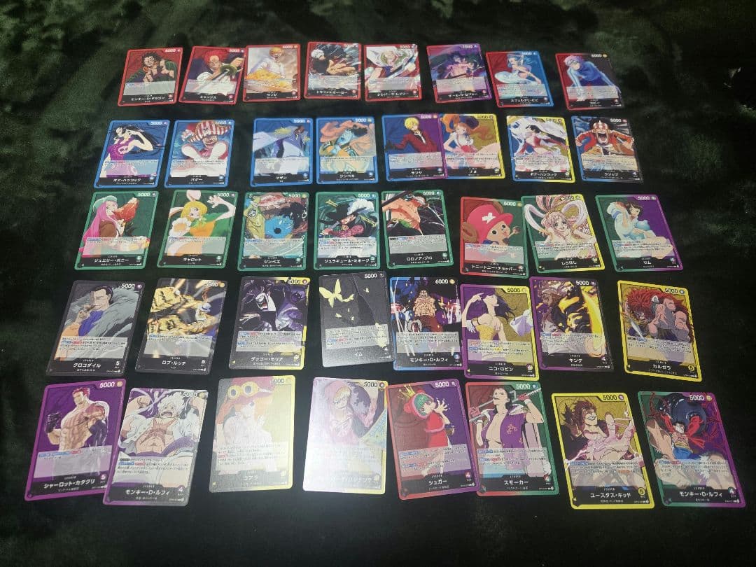 ONE PIECEカードプロモルフィ2種とリーパラ5種デッキパーツまとめ売り