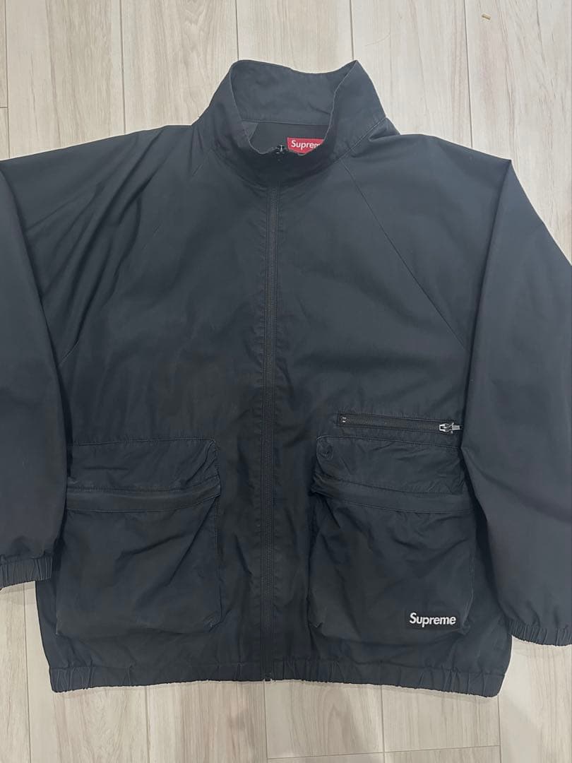 Supreme Raglan Utility Jacket ブラック　XL