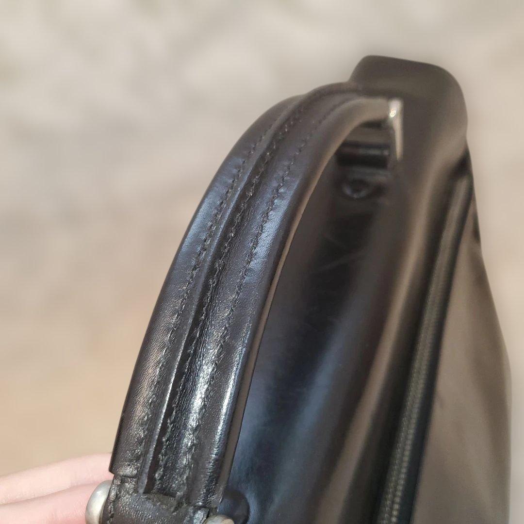 ⭐美品⭐PRADA オールレザー ブリーフケース ドクターバッグ 黒