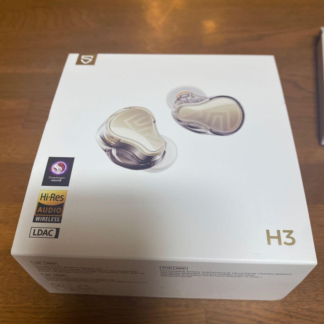 専用です。SOUNDPEATS H3 ワイヤレスイヤホン ゴールド