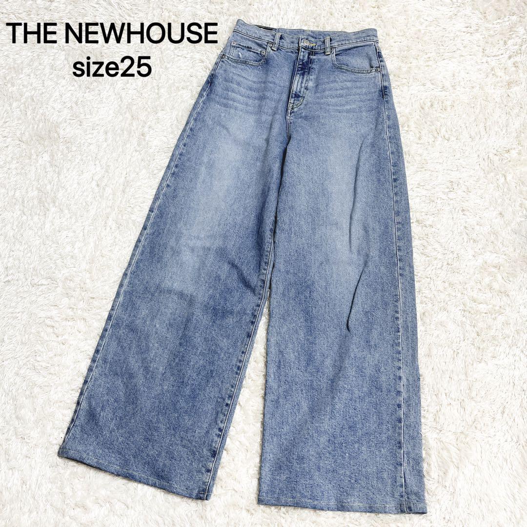 THE NEWHOUSE TNH MILTON JEAN ブルー　ワイド　25